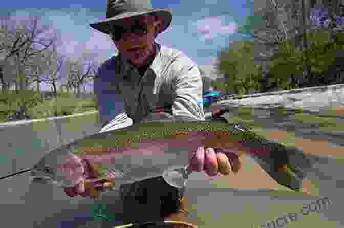 A Fisherman Casting A Fly Rod In The Guadalupe River In The Texas Hill Country Casting Forward: Fishing Tales From The Texas Hill Country