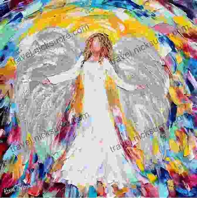 A Painting Depicting An Angel With Outstretched Wings The Hummingbirds Gift: Wonder Beauty And Renewal On Wings