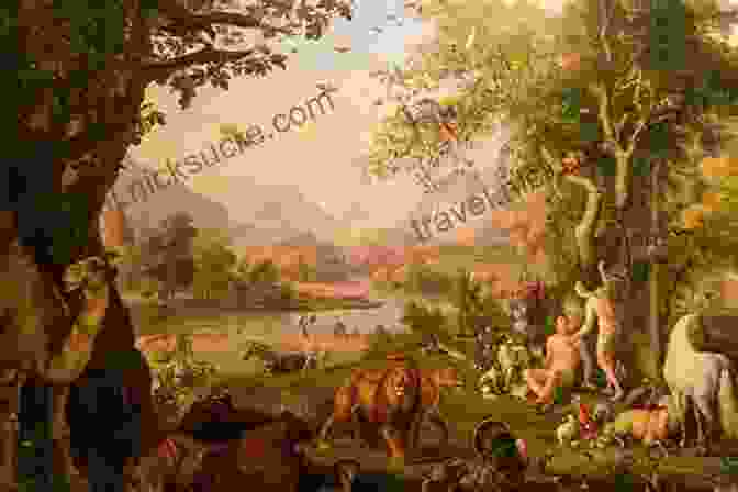 Depiction Of The Garden Of Eden, The Setting For The Creation Story In The Book Of Genesis Walking The Bible: A Journey By Land Through The Five Of Moses