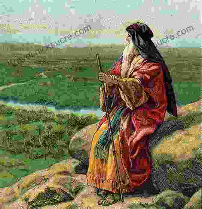 Moses Looking Out Over The Promised Land Walking The Bible: A Journey By Land Through The Five Of Moses