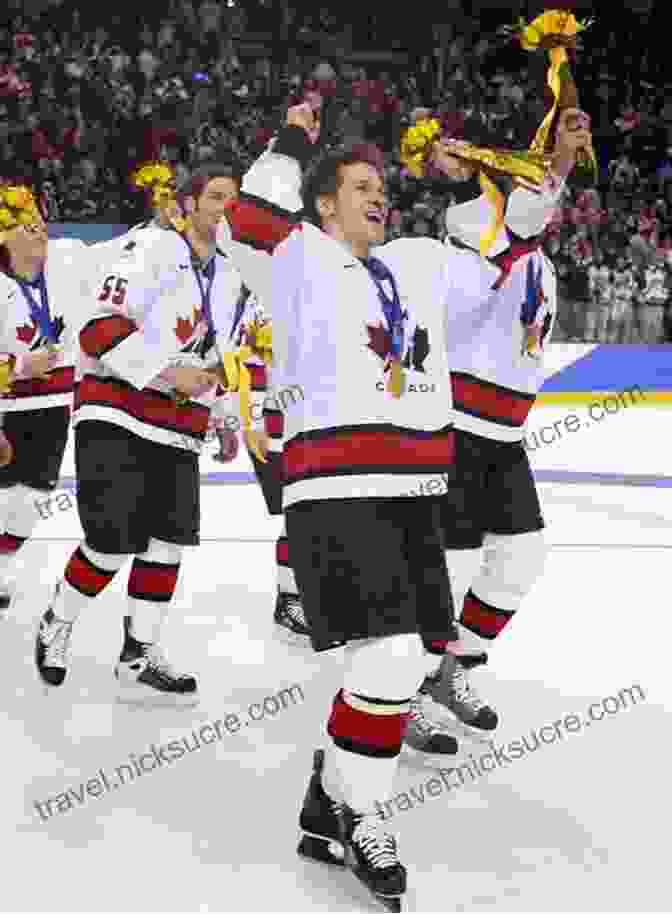 Paul Kariya Wearing The Team Canada Jersey, With The Olympic Gold Medal Around His Neck. My Last Fight: The True Story Of A Hockey Rock Star