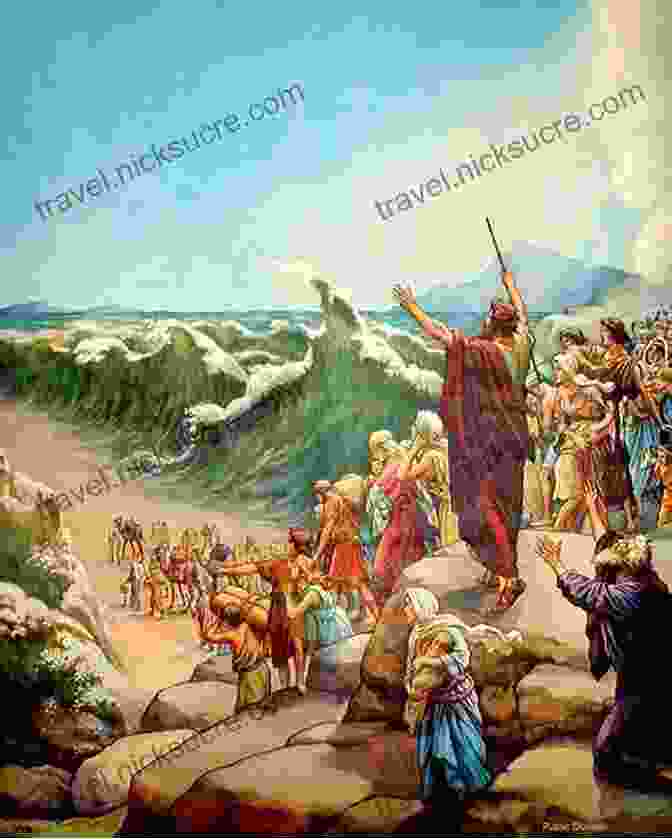 The Israelites Crossing The Red Sea, Led By Moses Walking The Bible: A Journey By Land Through The Five Of Moses